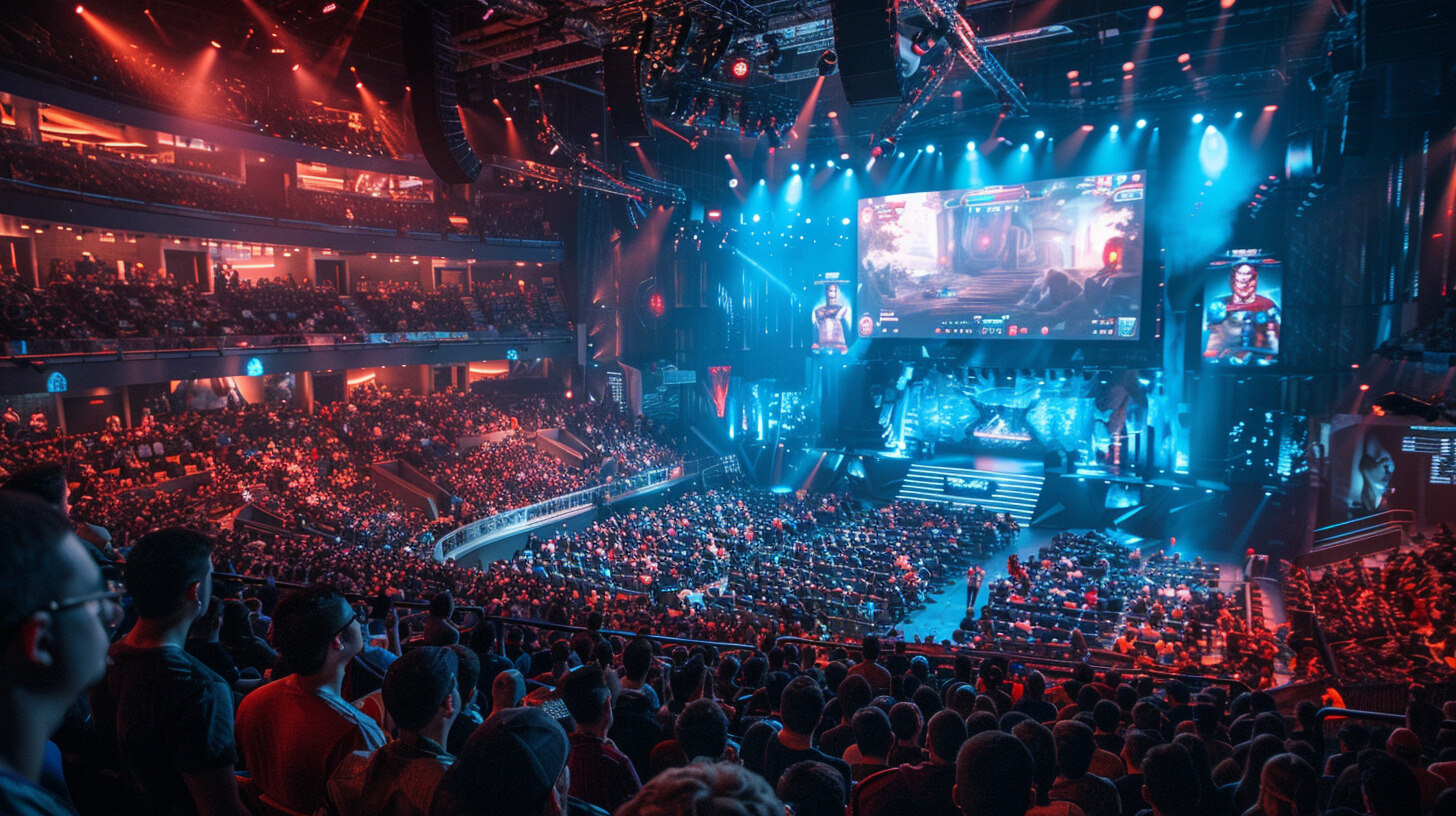 A large-scale esports tournament