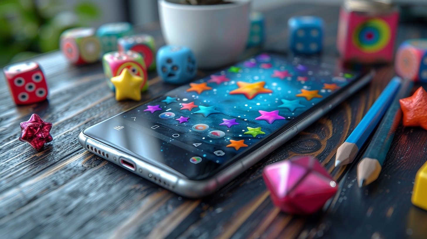 Elements of gamification in application