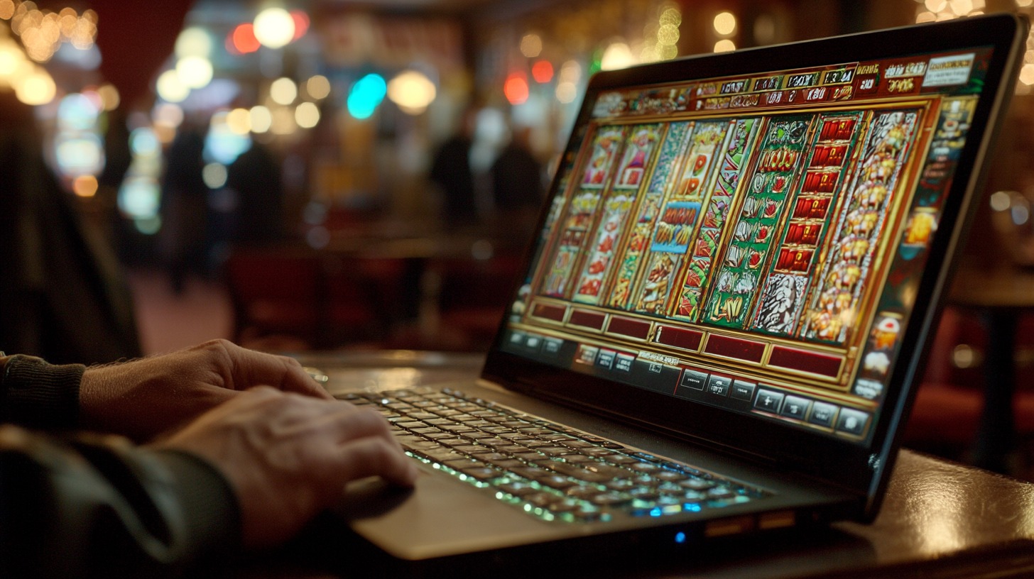 Slots on a laptop